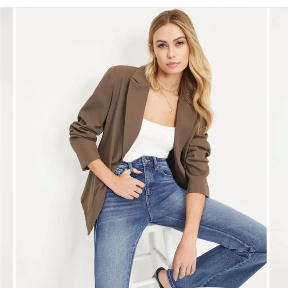 NWT‎ VICI Oversized Blazer in Cocoa size Medium - Picture 7 of 7